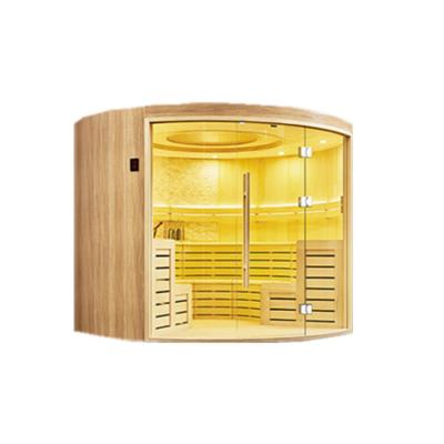 China Computer Control Panel Low Price Top Sellingnew Generation Wooden Door Infred Sauna Glass Room for sale