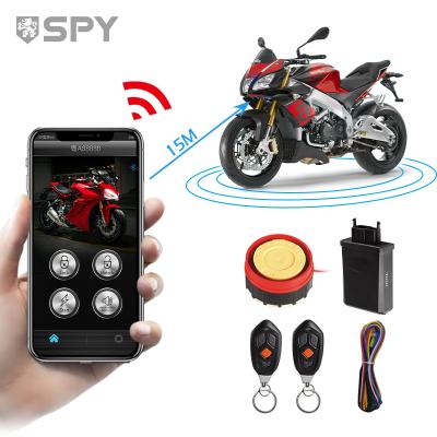 China BT APP Remote Start & Stop SPY Motor Engine Start Control Backup Motorcycle Remote Alarm System for sale