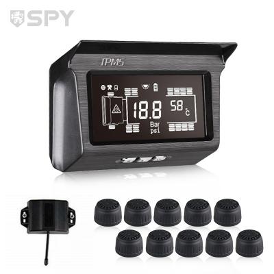 China Solar Power SPY 188Psi External Tire Pressure Monitor System 6-8-10-12-14-18-22-26 RV Wheels Trailer Bus Truck TPMS Sensor for sale