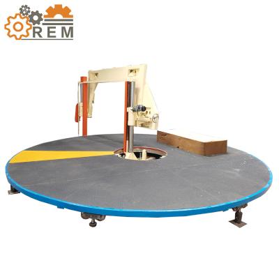 China Manufacturing Plant Foam Cutting Machine Horizontal Circular Cutting Machine Horizontal Circle foam cutting machine for sale