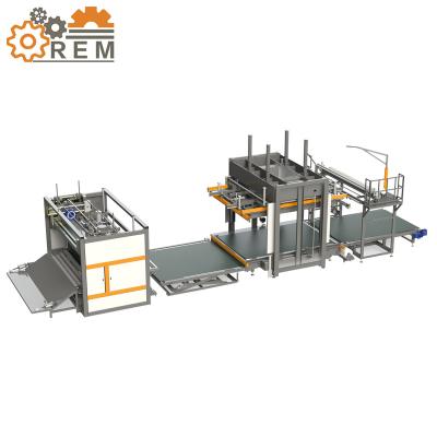 China Mattress REM-22R  Mattress full automatic fold roll compressor packing machine for sale