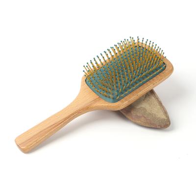 China High Quality Giant Size Paddle Natural Wooden Hair Brush Waterproof For Curly Hair for sale