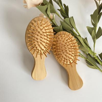 China Wholesale Natural Bamboo Scalp Massager Biodegradable Hair Brush Waterproof Good Prices For Kids for sale