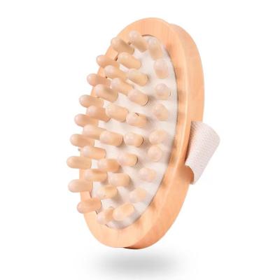 China All Natural Wholesale Natural Body Anti Cellulite Brush Air Cushion Hair Comb Wooden Scalp Massager Brush for sale