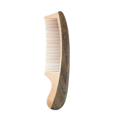 China Mini Wood Hair Comb Natural Fashionable Cute Non-allergic New Arrival Baby Appearance Straightener Wooden Comb for sale