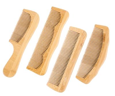 China Wholesale Natural Biodegradable Disposable Hotel Hair Straightener Bamboo Comb Naturally Eco-friendly High Grade for sale