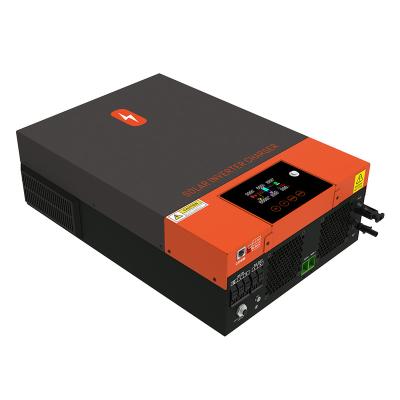 China PowMr Pure Sine Wave Inverter Charger 3.6KW 4.2KW 6.2KW 24V 48V230VA Single Phase Off Grid Hybrid Solar Inverter 100mm*300mm*440mm for sale