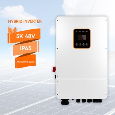 China PowMr Single Phase Inverter 5kw 8kw 48V IP65 Solar Hybrid Inverter 430mm*220mm*710mm Multiple Inverters Parallel Control Sine Wave for sale