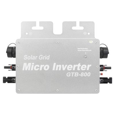 China Hot Selling PowMr GTB 700W 800W 220V MPPT Solar Inverter DC To AC IP65 WIFI Monitor Power On Grid Micro Inverter 283mm*200mm*41.6mm for sale