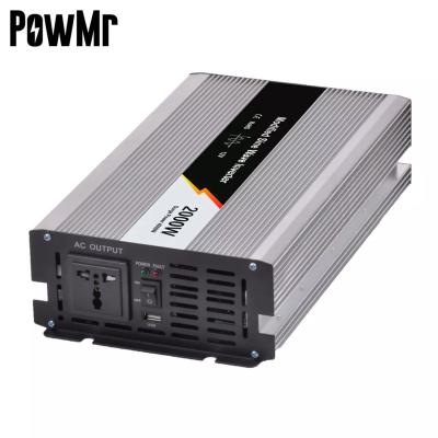 China Power System PowMr 1500W 12V/24V/48V Pure Sine Wave Inverter 120VDC Solar Power Inverter For Car/Vehicle/Air Conditioner for sale