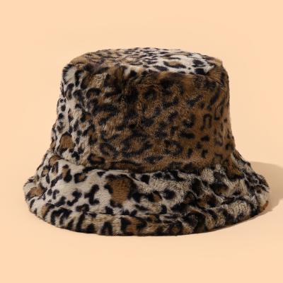 China 2021 New Coming Wholesale Brown Image Leopard Print Winter Trending Hat Fashion Women Hat Winter for sale