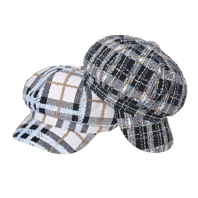 China 2021 New Next 4 Colors Women Winter Hats Striped Running Baseball for sale