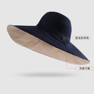 China 2021 new next available image 7 colors bucket reversible hat birmmed hat big with strap for sale