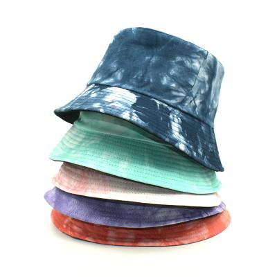 China New Next Available Image 2021 Summer 8 Colors Tie Dyed Bucket Hat for sale