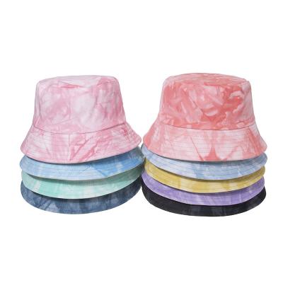 China 2021 Hot Available Style 9 Colors Image Link Dye Reversible Bucket Hat for sale