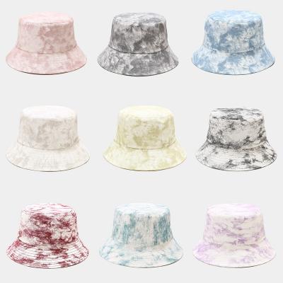 China New Original Picture Link Dyed Bucket Hat Gradient Fashion Sun Hat for sale