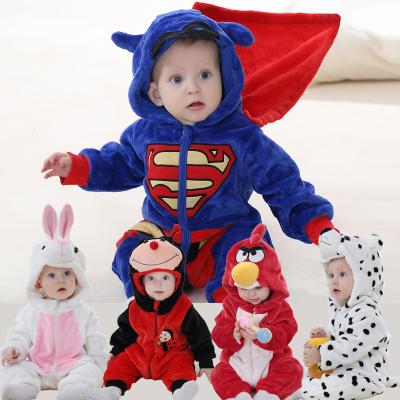 China 2017 Winter Baby Long Sleeve Animals Pajamas Cardboard Overalls Accept OEM for sale