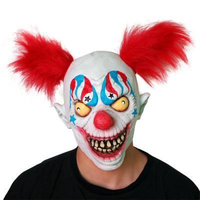 China Halloween Styles Party Evil Pennywise Halloween Clown Latex Mask Scary Creepy Costume Party Prop for sale