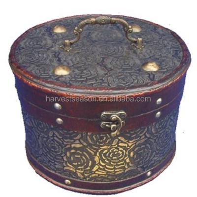 China China decorative flower around antique storage box for sale