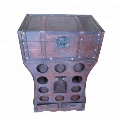 China Viable Wholesale Vintage Wooden Wine Rack, for sale