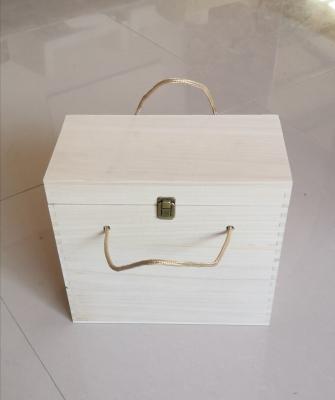 China Storage Stock Unfinished Wooden Storage Box for sale