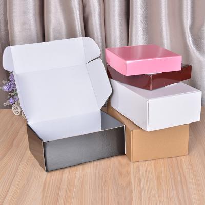 China Recycled Materials Packaging Bags Box Customize Storage Box Wholesale Logo Color Skirt Clothing Underwear Cardboard Box for sale