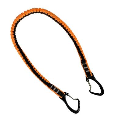 China PVC C-pin 2.5kg Fall Protection Tool Lanyard Retractable Woven Nylon Tool Lanyards For Tools Hanging Safety for sale