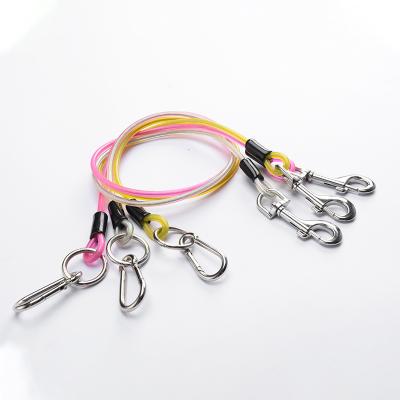 China Quick Release C-Pin Custom Logo Wholesale Custom Logo Hands Free Pet Leash Dog Bungee Leash For Running for sale