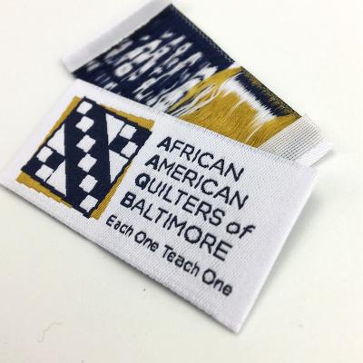 China Other Clothg Label 90 Density High Performance Brand Woven Label Garment Labels With Different Sizes for sale