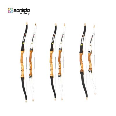 China Sanlida Maple Wood Multi-Layers Recurve Archery Jandao Songzu Beginner Riser and Fiberglass Limbs Archery Outdoor Sport for sale