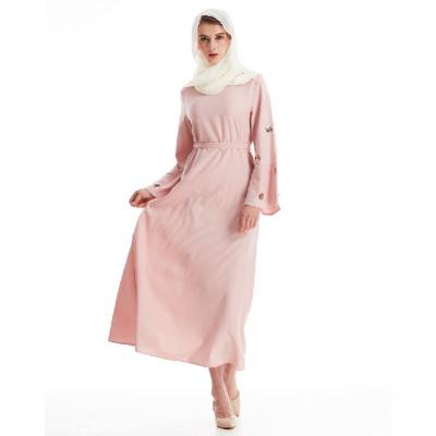 China Arabic Style Abaya Pakaian Long Sleeve Abaya Muslim Pure Women Islamic Kaftan Maxi Dress New Model Dubai for sale