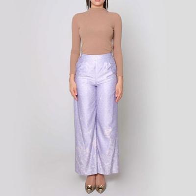 China Muslim Anti-Wrinkle Style New Plain Anti-Wrinkle Flared Women Fashion Pants for sale