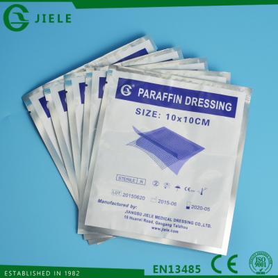 China Sterile cotton paraffin gauze for wound care for sale