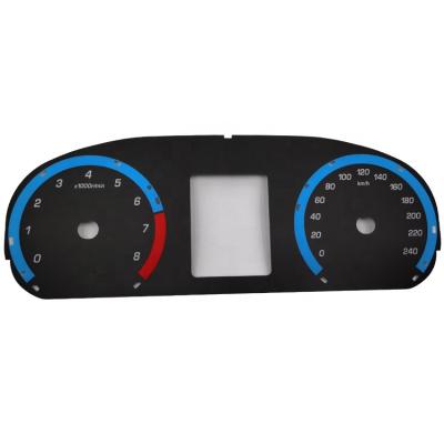 China Good Light Transmittance Customize Auto 2D Screen Printing Car Dashboard Speedometer RPM Meter Cluster for sale