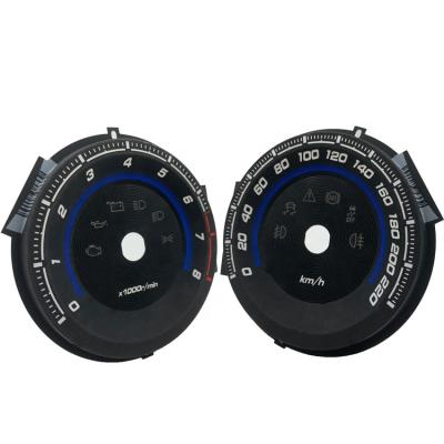 China Good Light Transmission Good Light Transmission 3D Car Tachometer And Automotive Tachometer Dial for sale