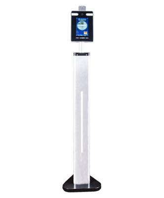 China Built-in 110cm Camera Floor Stand For Adult Face Recognition Terminal Temperature Measurement for sale