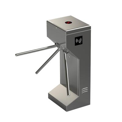 China 304 Stainless Steel Access Control System Semi Automatic Electronic Tripod Turnstile 3 Arm Turnstile Gate for sale