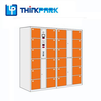 China Cold Rolled Steel Plate Hardware / Software System Cabinet Coin Operated Coin Locker for sale