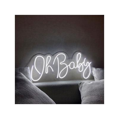 China Gift 19x9 LED Baby Drop Indoor Outdoor Acrylic Acrylic Baby Sign Wedding Neon Flexible Light Decoration Birthday Party Gift 19x9 Thumb for sale