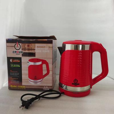 China 2.0L base 2.0L kettle glass360 rotating steamer base jacket household stainless steel kettlelectric smart home appliances for sale