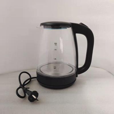 China 360 Degree Rotating Base 2.0L Kettle Glass360 Base Household Hotel Stainless Steel Battery Operated Kettleelectric Rotating Smart Appliances for sale