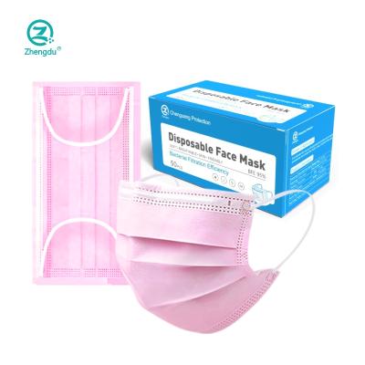 China All Surgical Nonwoven Face Mask 3 Ply Surgical Face Mask High Quality Disposable Face Mask With Tie for sale