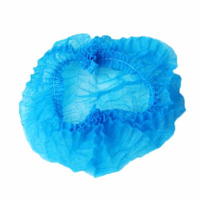 China Single Or Double Elastic Crowd Covers Hair Net Buffy Crowd Clip Covers Cheap Standard Disposable Colored Nonwoven Hats China Factory Supplier for sale