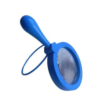 China New Magnifier Used Colorful Handheld Magnifying Glass For Kids for sale