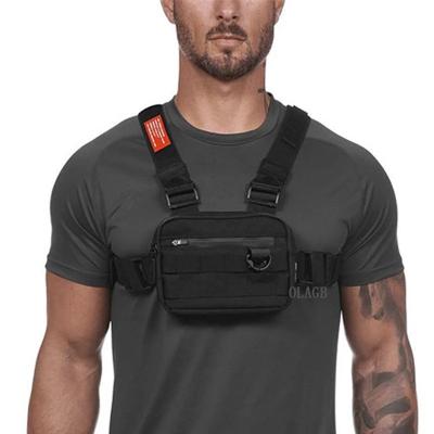 China New Chest Rig Hip-Hop Men Bag Casual Style Waterproof Outdoor Chest Small Tactical Vest Bags Male Streetwear Waist Bags for sale