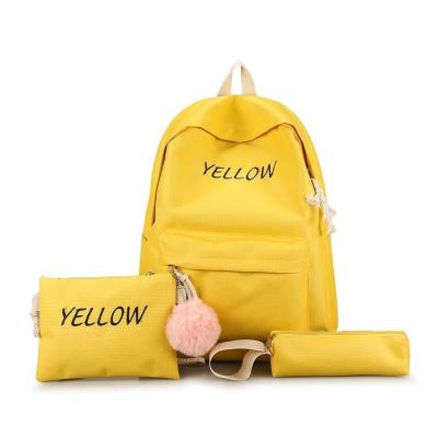 China 3pcs/set waterproof school bags for girls women backpack girls teenage student bookbag children satchel backpack waterproof custom kids bag for sale