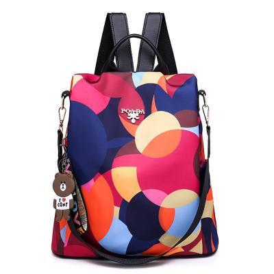 China NEW Fashion Water Resistant Anti Theft Women Travel Backpack Pretty Style Girls School Bag Durable Oxford Cloth Female School Backpack for sale