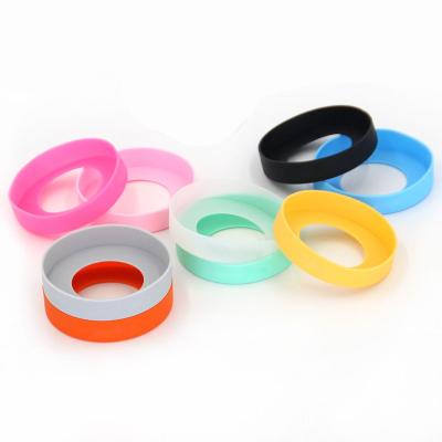 China Sustainable High Quality Colorful Reusable Noteworthy Silicone Cup Mat Sleeve for sale