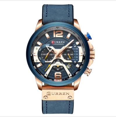 China Full Calendar 2021 SY Men Sport Quartz Watch Casual Waterproof Military Wrist Male Leather Watches for sale