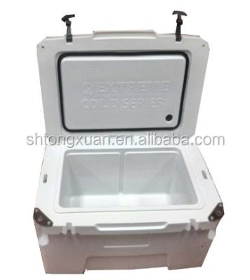 China Eco-friendly LLDPE+insulated PU PE type chest and roto mold feature plastic ice cooler cooler box for sale